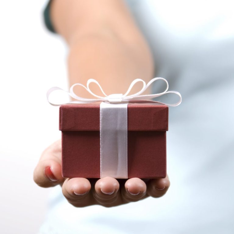 frauenhand-haelt-kleines-rotes-geschenk-foerderverein-des-humboldt-gymnasiums-gifhorn